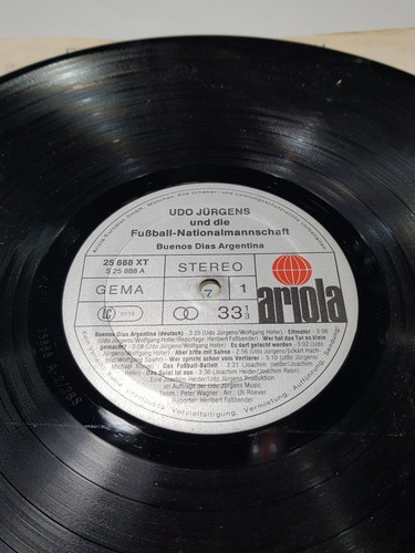 Imagen 7 de 8 de Antiguo Disco Mundial 78 Selección Argentina Mag 58090