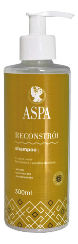 Aspa Shampoo Reconstrutor Vegano Sem Parabeno/silicone 300ml