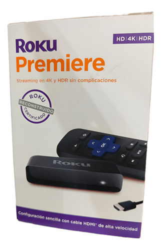 Dispositivo De Streaming Roku Premiere 4k (Reacondicionado) (Reacondicionado)