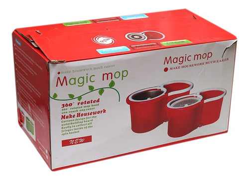 Imagen 3 de 7 de Mopa Giratoria 360° Centrifugador + Mopa De Regalo