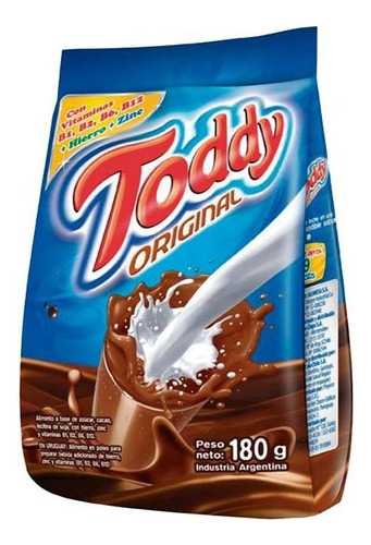 Pack X 12 Unid Cacao 180 Gr Toddy