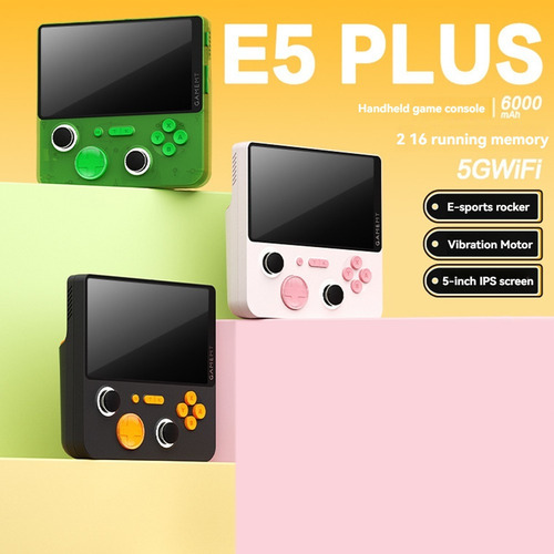 Consola De Videojuegos Portátil E5plus, Consola De Juegos Re