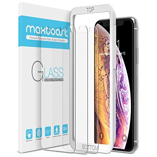 Protector De Pantalla Vidrio Templado Maxboost Para iPhone X