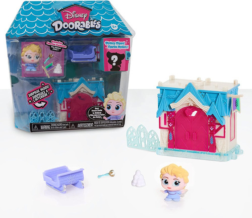 Disney Doorables Mini Set Castillo Elsa Frozen Original