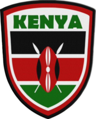 Parche Termoadhesivo Escudo Kenia