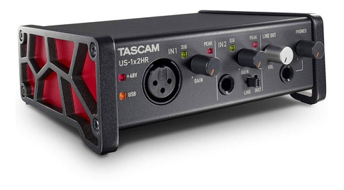 Interfaz De Audio Tascam Us-1x2hr  Usb-c De 2 In 2 Out 