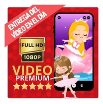 Comprar Invitación Digital Animada De Cumpleaños Infantil - Tiziben Bailarina Clasica Animada