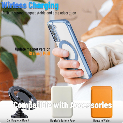 Protector Para Samsung S20fe Iman Para S20 Fe Camara Funda Azul S20 Fe