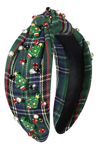 Hswe - Diadema De Navidad Para Mujer, Con Lazo De Copo De Ni