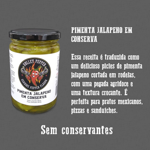 Imagem 2 de 5 de Pimenta Jalapeno Em Conserva 330g