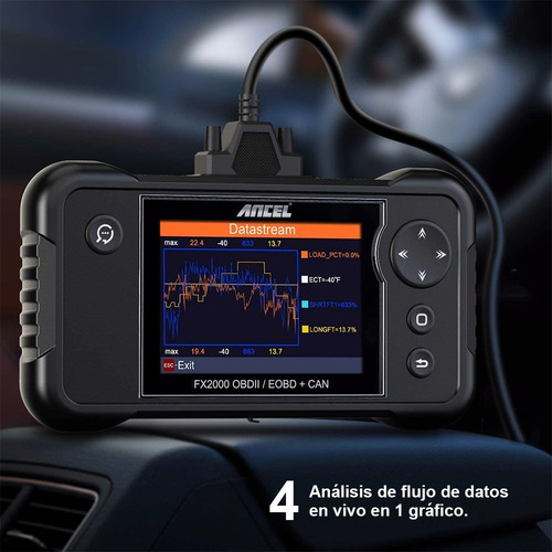 Escáner De Transmisión Ancel Fx2000 Abs Srs Pk Crp123