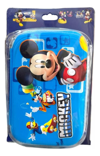 Estuchera Grande Con Diseño De  Mickey  Mouse 3d