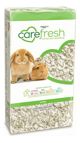 White Natural Pet Bedding, 10 L For Small Animals