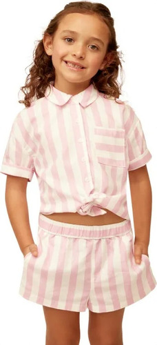 Conjunto Short Playera Fresca Verano Niña Holly Land 1121149