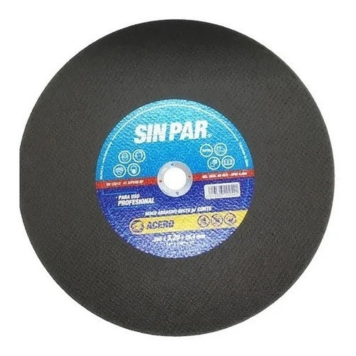 5 Disco De Corte Sensitiva Metal  350 X 3,2 Mm  Sin Par 