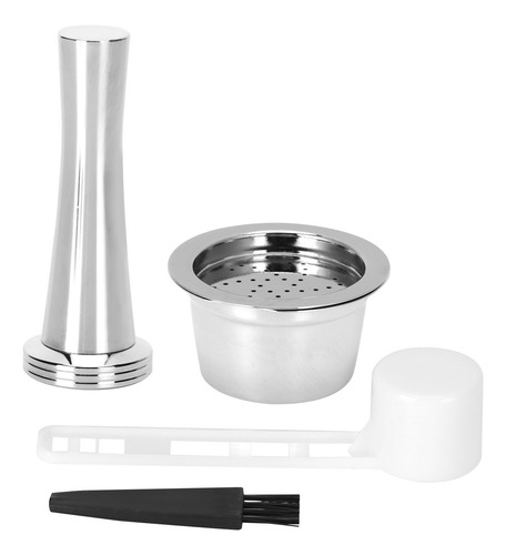 Juego De Filtros Recargables Para Cápsulas De Café Y Cuchara