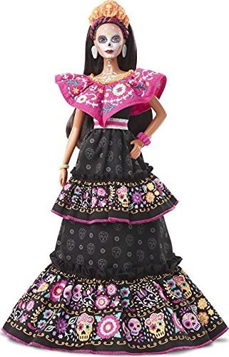 Barbie Edicion Dia De Muertos 2021 (29 Cm)- Vestido Bordado 