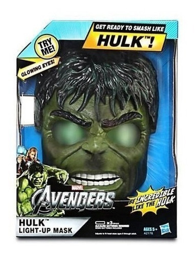 Mascara Hulk Ojos Brillante Nueva 