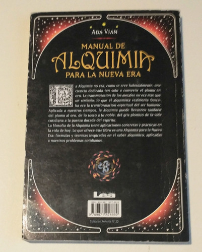 Manual De Alquimia Para La Nueva Era - Ada Vian (1era Ed) (Usado)