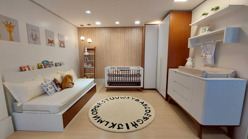 Cama Infantil Divicar Sambalelê 2 Gv Branca E Mel