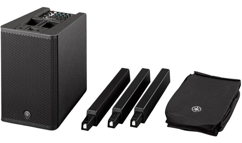 Sistema De Pa Portátil 1000w Yamaha Stagepas 1k Com Bag