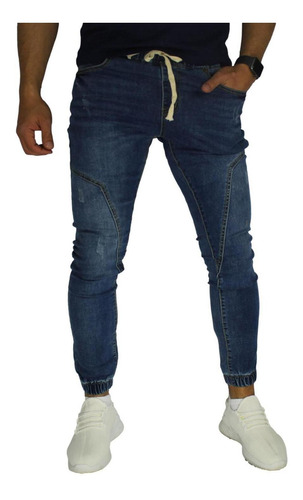 Imagen 1 de 5 de Jeans Jogger Elasticados Hombre 
