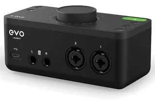 Interfaz de audio profesional Audient Evo 4 2x2 USB de 2 canales con preamplificadores