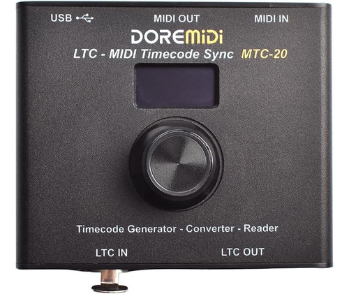 Dispositivo Doremiti Ltc-midi Timecode Sync (mtc-20) For Y