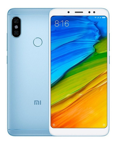 Celular Xiaomi Redmi Note 5 32gb Lte Azul Octa 6.0  12+5mp