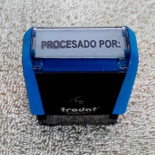 Sello Automático Trodat Personalizado Con * Procesado Por: *