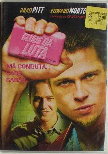 Dvd - Clube Da Luta - Club De La Pelea - Imp. Brasil - Nuevo