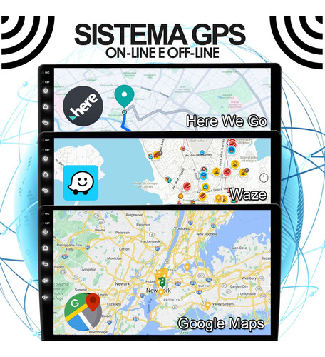 Central Multimidia Octacore 2+32gb Strada 2013-2019 4g Voz