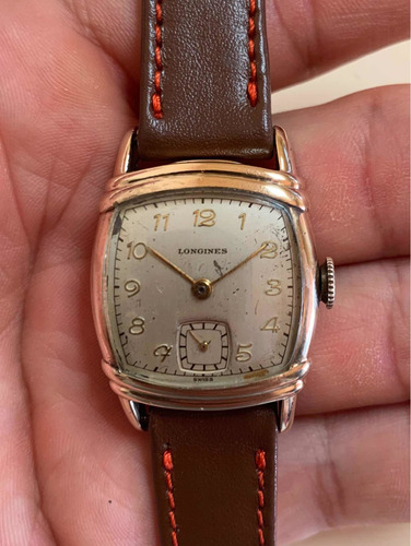 Reloj Longines Art Deco De Cuerda Gold Filled