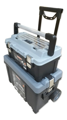 Caja Herramientas Kendo # 90272 Plástica Con Ruedas 2 En 1