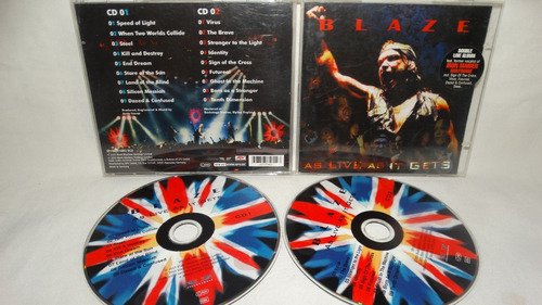 Blaze - As Live As It Gets (2 Cds Presentan Algunas Marcas S