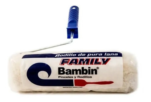 Rodillo Lana Natural Bambin Family X 17 Cm Premium