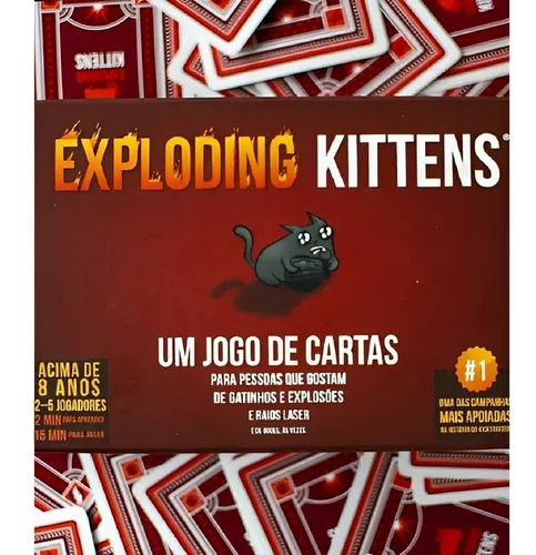 Exploding Kittens jogo de tabuleiro