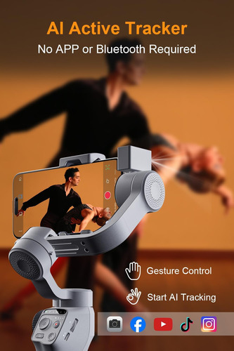 C05 Kit Estabilizador Cardán Para Smartphone, iPhone Gimbal