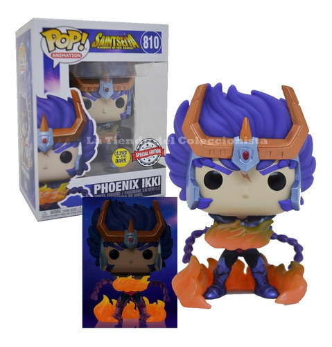 Caballeros Del Zodiaco Funko Pop Ikki Glow Saint Seiya