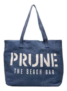 Prune Shopper The Beach Bag En Canvas