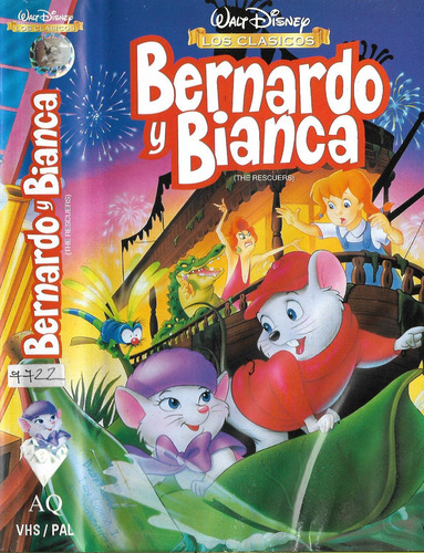 Bernardo Y Bianca Vhs The Rescuers Walt Disney