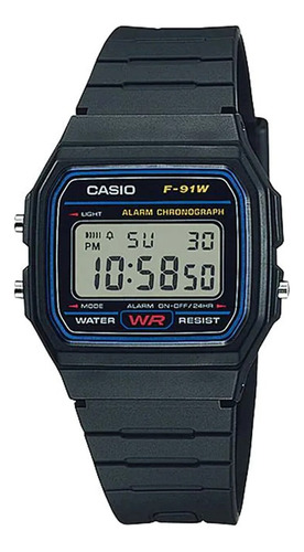 Reloj Hombre Casio F-91w-1sdg
