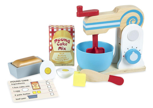 Melissa & Doug Batidora Juguete Para Preparar Un Pastel