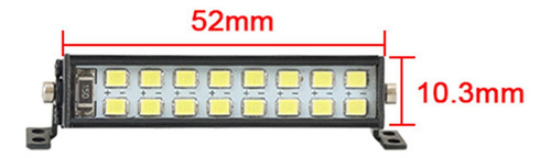 Bright Led Light Bar Roof Lamp For Scx10 52 Mm L Universal