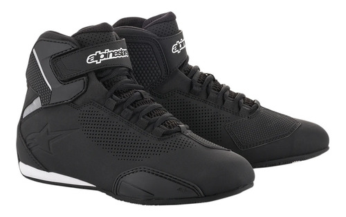 Botas Alpinestars Black Sektor Vented 10-9