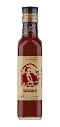 Salsa Ají Chile Picante Don Pedro Cacho Cabra Vino 200ml