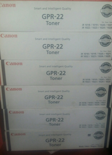 Toner Canon Gpr 22 Original Sellado 1 Disponibles