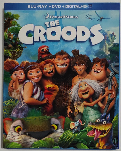 Los Croods Blu-ray Dvd Slipcover