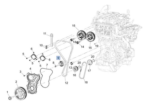 Tensor Banda Distribucion Para Tracker 1.2l 2021 A 2022