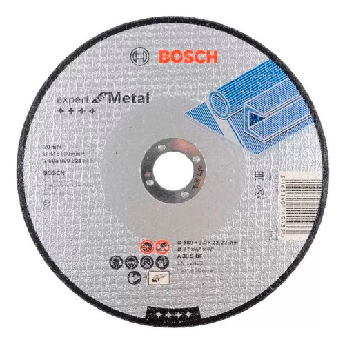 Bosch Disco Abrasivo Corte Expert Metal 180x3.0 Recto